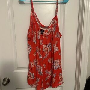 Torrid Red Floral Camisole